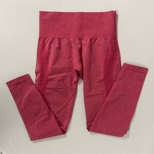 NVGTN Seamless Contour Leggings Fuchsia Pink Activewear Gym Lifting Women M